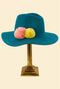 CASSANDRA HAT - TEAL